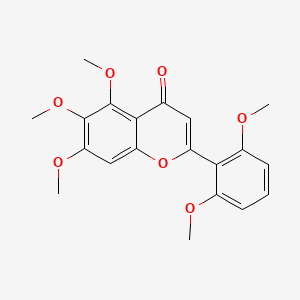 2-(2,6-Dimethoxyphenyl)-5,6,7-trimethoxy-4H-1-benzopyran-4-one