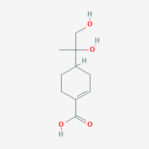 4-(1,2-Dihydroxypropan-2-yl)cyclohex-1-ene-1-carboxylic acid