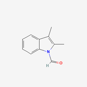 molecular formula C11H11NO B14651759 2,3-Dimethylindole-1-carbaldehyde CAS No. 41601-98-3