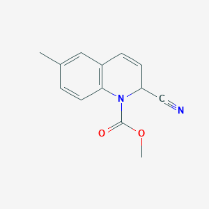 Methyl 2-cyano-6-methylquinoline-1(2h)-carboxylate