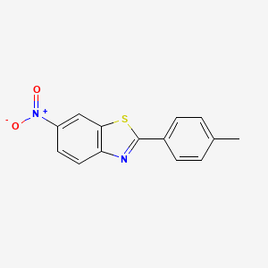 2-(4-Methylphenyl)-6-nitro-1,3-benzothiazole