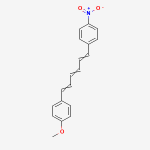 1-Methoxy-4-[6-(4-nitrophenyl)hexa-1,3,5-trien-1-yl]benzene