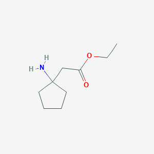 Ethyl 2-(1-aminocyclopentyl)acetate