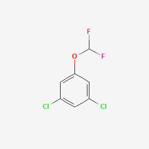 molecular formula C7H4Cl2F2O B1465216 1,3-二氯-5-(二氟甲氧基)苯 CAS No. 676252-17-8