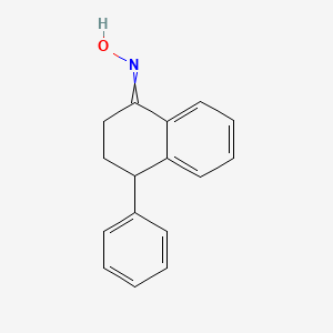 molecular formula C16H15NO B14652183 N-(4-Phenyl-3,4-dihydronaphthalen-1(2H)-ylidene)hydroxylamine CAS No. 50845-35-7