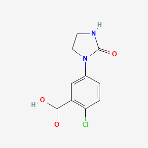 2-Chloro-5-(2-oxoimidazolidin-1-yl)benzoic acid