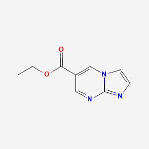 molecular formula C9H9N3O2 B1465248 Ethyl imidazo[1,2-A]pyrimidine-6-carboxylate CAS No. 944906-58-5