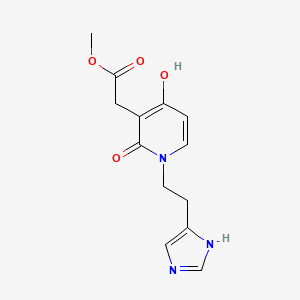 methyl 2-{4-hydroxy-1-[2-(1H-imidazol-5-yl)ethyl]-2-oxo-1,2-dihydro-3-pyridinyl}acetate