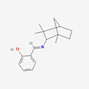 2-[(1,3,3-Trimethyl-2-bicyclo[2.2.1]heptanyl)iminomethyl]phenol