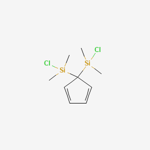 (Cyclopenta-2,4-diene-1,1-diyl)bis[chloro(dimethyl)silane]