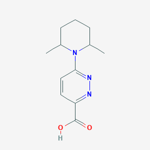 6-(2,6-Dimethylpiperidin-1-yl)pyridazine-3-carboxylic acid