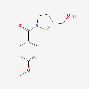 molecular formula C13H17NO3 B1465266 [1-(4-Methoxybenzoyl)pyrrolidin-3-yl]methanol CAS No. 1270722-08-1