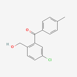 [5-Chloro-2-(hydroxymethyl)phenyl](4-methylphenyl)methanone