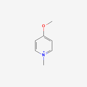 molecular formula C7H10NO+ B14652730 Pyridinium, 4-methoxy-1-methyl- CAS No. 45714-72-5