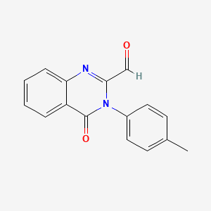 3-(4-Methylphenyl)-4-oxo-3,4-dihydroquinazoline-2-carbaldehyde