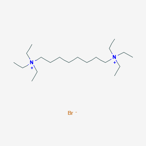 molecular formula C20H46BrN2+ B14652757 Triethyl-[8-(triethylazaniumyl)octyl]azanium;bromide CAS No. 51523-40-1