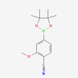 2-Methoxy-4-(4,4,5,5-tetramethyl-1,3,2-dioxaborolan-2-yl)benzonitrile