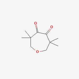 4,5-Oxepanedione, 3,3,6,6-tetramethyl-