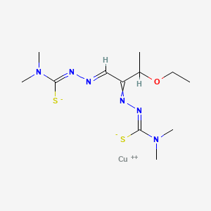 3-Ethoxy-2-oxobutylaldehyde bis(N'-dimethylthiosemicarbazonate)