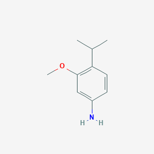 molecular formula C10H15NO B1465280 3-Methoxy-4-(propan-2-yl)aniline CAS No. 865306-02-1