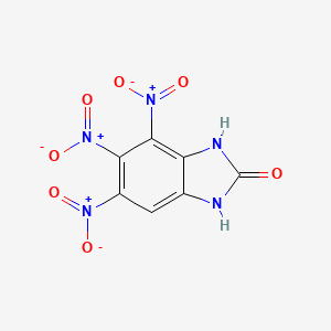 4,5,6-Trinitro-1,3-dihydrobenzimidazol-2-one