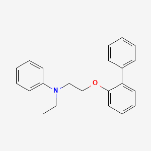 N-{2-[([1,1'-Biphenyl]-2-yl)oxy]ethyl}-N-ethylaniline