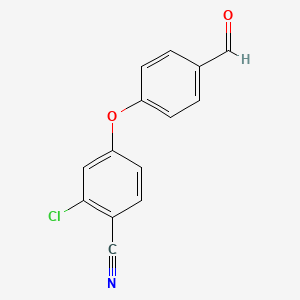 2-Chloro-4-(4-formylphenoxy)benzonitrile