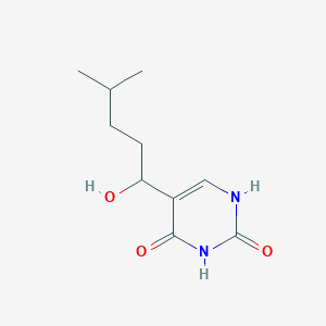 5-(1-Hydroxy-4-methylpentyl)pyrimidine-2,4(1h,3h)-dione