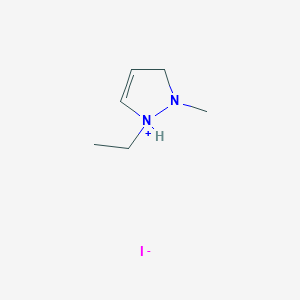 1-Ethyl-2-methyl-2,3-dihydro-1H-pyrazol-1-ium iodide