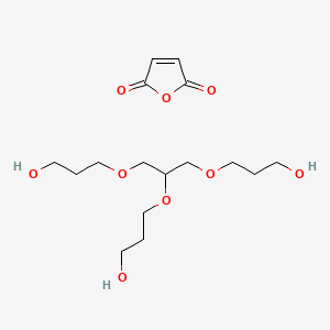 3-[2,3-Bis(3-hydroxypropoxy)propoxy]propan-1-ol;furan-2,5-dione