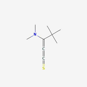 1,2-Pentadiene-1-thione, 3-(dimethylamino)-4,4-dimethyl-