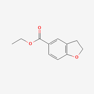 molecular formula C11H12O3 B1465305 2,3-二氢苯并呋喃-5-羧酸乙酯 CAS No. 83751-12-6