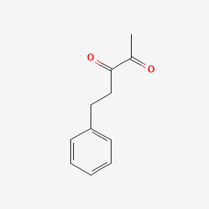 molecular formula C11H12O2 B14653137 2,3-Pentanedione, 5-phenyl- CAS No. 52017-06-8