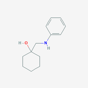 molecular formula C13H19NO B1465315 1-[(Phenylamino)methyl]cyclohexan-1-ol CAS No. 1183887-64-0