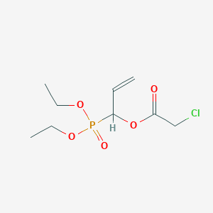 1-(Diethoxyphosphoryl)prop-2-en-1-yl chloroacetate