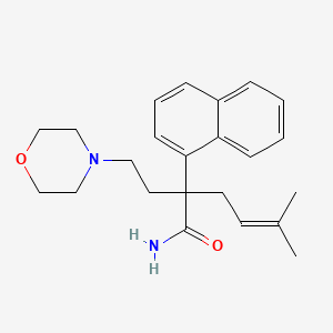 alpha-(2-Morpholinoethyl)-alpha-prenyl-1-naphthylacetamide