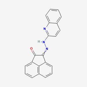 2-[2-(Quinolin-2-yl)hydrazinylidene]acenaphthylen-1(2H)-one