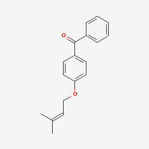 {4-[(3-Methylbut-2-en-1-yl)oxy]phenyl}(phenyl)methanone