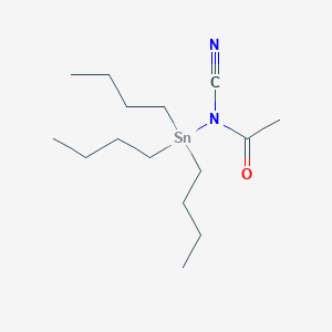 N-Cyano-N-(tributylstannyl)acetamide