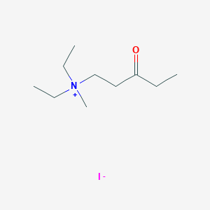 1-Pentanaminium, N,N-diethyl-N-methyl-3-oxo-, iodide