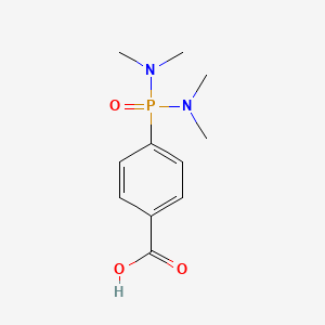 4-[Bis(dimethylamino)phosphoryl]benzoic acid