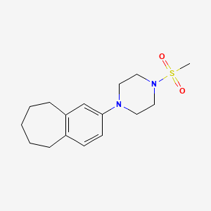 Piperazine, 1-(methylsulfonyl)-4-(6,7,8,9-tetrahydro-5H-benzocyclohepten-2-yl)-