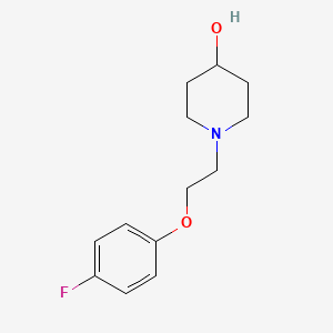 1-[2-(4-Fluorophenoxy)ethyl]piperidin-4-ol