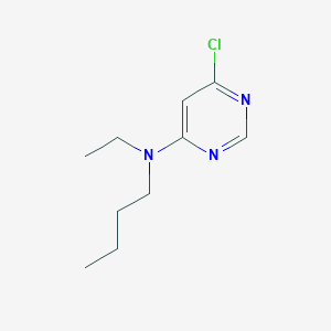 molecular formula C10H16ClN3 B1465351 N-butyl-6-chloro-N-ethylpyrimidin-4-amine CAS No. 1250393-71-5