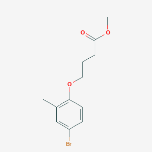 molecular formula C12H15BrO3 B1465354 Methyl 4-(4-bromo-2-methylphenoxy)butanoate CAS No. 1339186-05-8