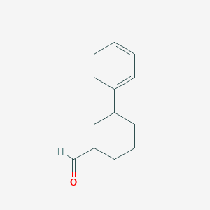 B14653552 1,4,5,6-Tetrahydro[1,1'-biphenyl]-3-carbaldehyde CAS No. 50599-07-0