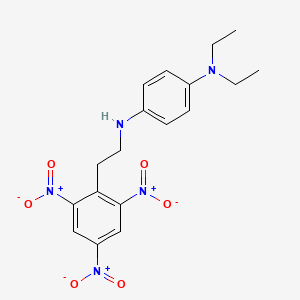 N~1~,N~1~-Diethyl-N~4~-[2-(2,4,6-trinitrophenyl)ethyl]benzene-1,4-diamine