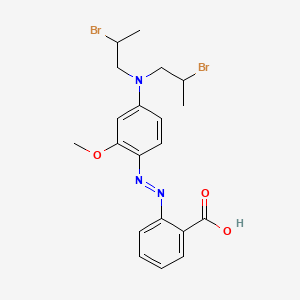 Azobenzene, 4-bis(2-bromopropyl)amino-2'-carboxy-2-methoxy-