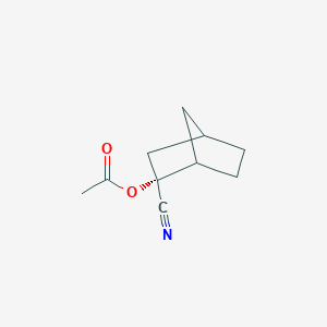 (2r)-2-Cyanobicyclo[2.2.1]hept-2-yl acetate