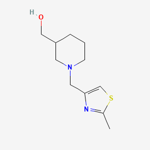 (1-((2-Methylthiazol-4-yl)methyl)piperidin-3-yl)methanol